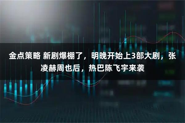金点策略 新剧爆棚了，明晚开始上3部大剧，张凌赫周也后，热巴陈飞宇来袭